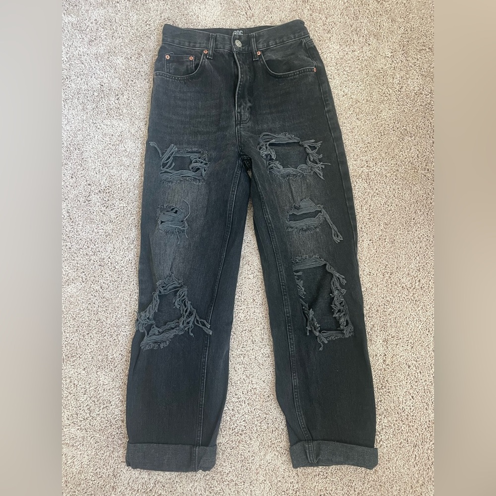 Urban Outfitters BDG High-Rise Baggy Black Jeans size 27